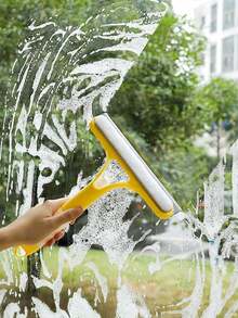 This 3-In-1 Multi-Function Glass Cleaning Set Includes A Spray Bottle, A Squeegee, A Brush And A Sponge, Suitable For Cleaning Bathroom Mirrors, Windows And Car Windows - Multiple Styles - View 2