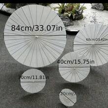 6/8/10件組 白色紙傘 婚禮裝飾 DIY 繪圖攝影道具 - 8Pcs - 查看 6
