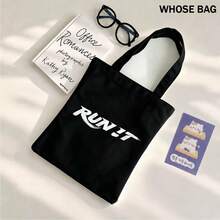 Hasbro THIS THAT Canvas Tote Bag, New Album THIS THAT RUN IT, STAY Support Gift Bag, Suitable For Birthday, Comeback Period And Other Occasions - Multicolor - View 9
