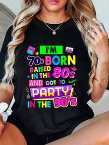 Women T-Shirts - 黑色 - 查看 1