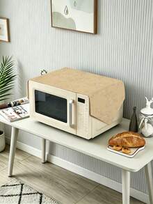 1 pieza,Camino de mesa artesanal,Camino de mesa triangular de unicolor estampado simple,Camino de mesa irregular puntiagudo,Cubierta de microondas,Mantel irregular puntiagudo,Adecuado para mesa de comedor,Mesa de café,Decoración del hogar,Decoración duradera de cocina y comedor,Decoración de mesa de comedor,Decoración de entrada - Albaricoque - Ver 7