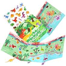 Reusable DIY Sticker Book, Multi-Scene Multi-Theme Bubble Stickers, Portable Quiet Busy Sticker Book, Children's Sticker Toy Gift - Multicolor - View 10