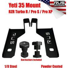 Cooler Mount Compatiable With Tundra 35 Quart Cooler - Works With RZR R/ Pro XP/ Pro S - Lock And Ride - Bed Anchors Included - A - View 4