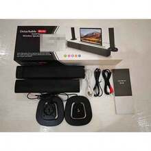 4-Speaker Wireless Home Theater Sound System, 20W Stereo Audio - Compatible With TV/Phone/Computer, Perfect Gift For Music Lovers - 黑色 - 查看 12