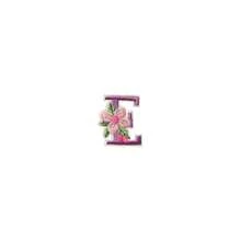 1/26pcs Computer Embroidered Floral Multi-Color English Letter A-Z Badge Patch, Clothing Accessory Decorative Patch With Back Adhesive Embroidery Fabric - Multicolor - View 53
