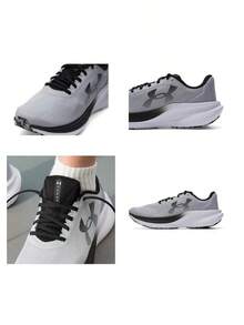 Under Armour Men's Running Shoes UA Chase 2026 Summer New Mesh Breathable Training Running Shoes 6014417-011 - Gray/Black - View 11