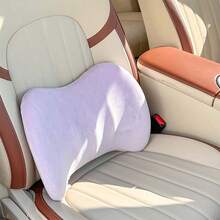 1pc Car Headrest Pillow, Memory Foam Lumbar Support Cushion For Car Seat, Neck Pillow And Back Support For Driving - A - View 18