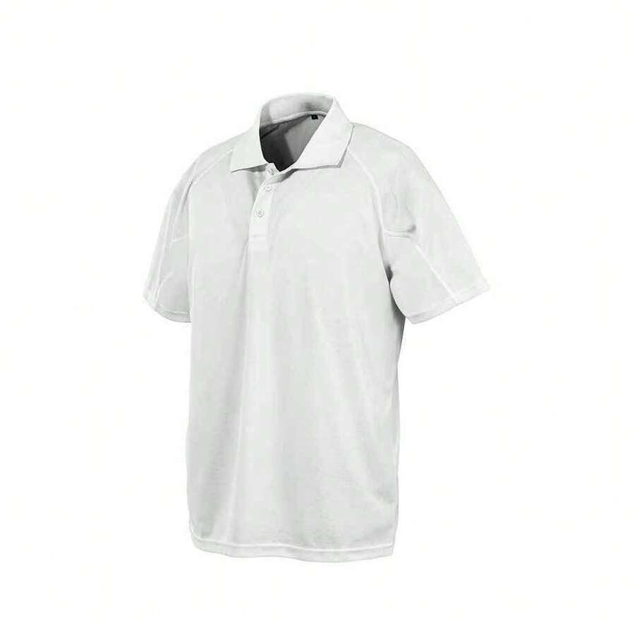 Spiro Womens/Ladies Performance Aircool Polo Shirt - White - View 1