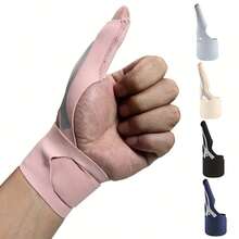 2pcs Thumb Wrist Support Compression Sleeves, Elastic Wrist Guards, Suitable For Gaming, Office, Unisex - Fits Most Hands - Multicolor - View 3