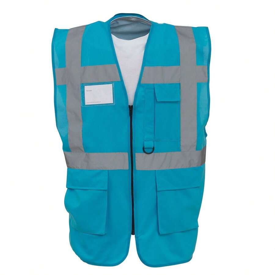 Yoko Unisex Adult Executive Hi-Vis Waistcoat - Sapphire Blue - View 1