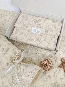 Floral Pattern Semi-Transparent Tissue Paper - Wax Coated, 20x14 Inches, Suitable For Christmas Decoration, Wedding, Valentine's Day, Birthday Gifts, Bouquet Wrapping, Party Gifts, Gift Wrapping Supplies | Decorative Tissue Paper | Wax Coated Paper, Gift Wrapping Supplies, Tissue Paper, Tissue Paper/Halloween Wrapping Paper, Gift Wrapping Paper, Christmas Tissue Paper/Christmas Wrapping Paper - Multicolor - View 8