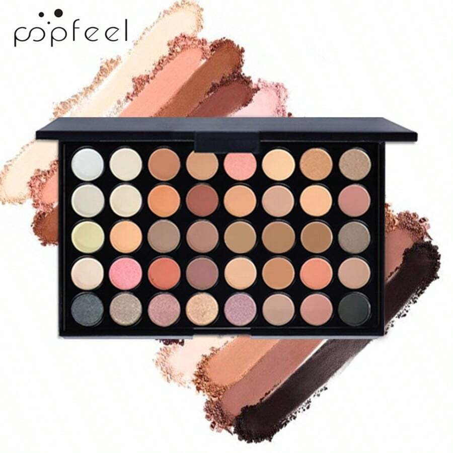 40-Color Eyeshadow Palette, Shimmery Eyeshadow Pigments Makeup Set, Suitable For Party Or Stage Performance
