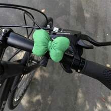 1pc Cute Large Bow Bicycle Safety Bell Handlebar Decoration Cycling Accessory - Multicolor - View 4