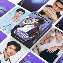 Thai Actor Ohm Pawat Fan Collectible Cards, Mini Stickers And LOMO Cards, Holiday Gifts And Greeting Cards - Multicolor - View 1