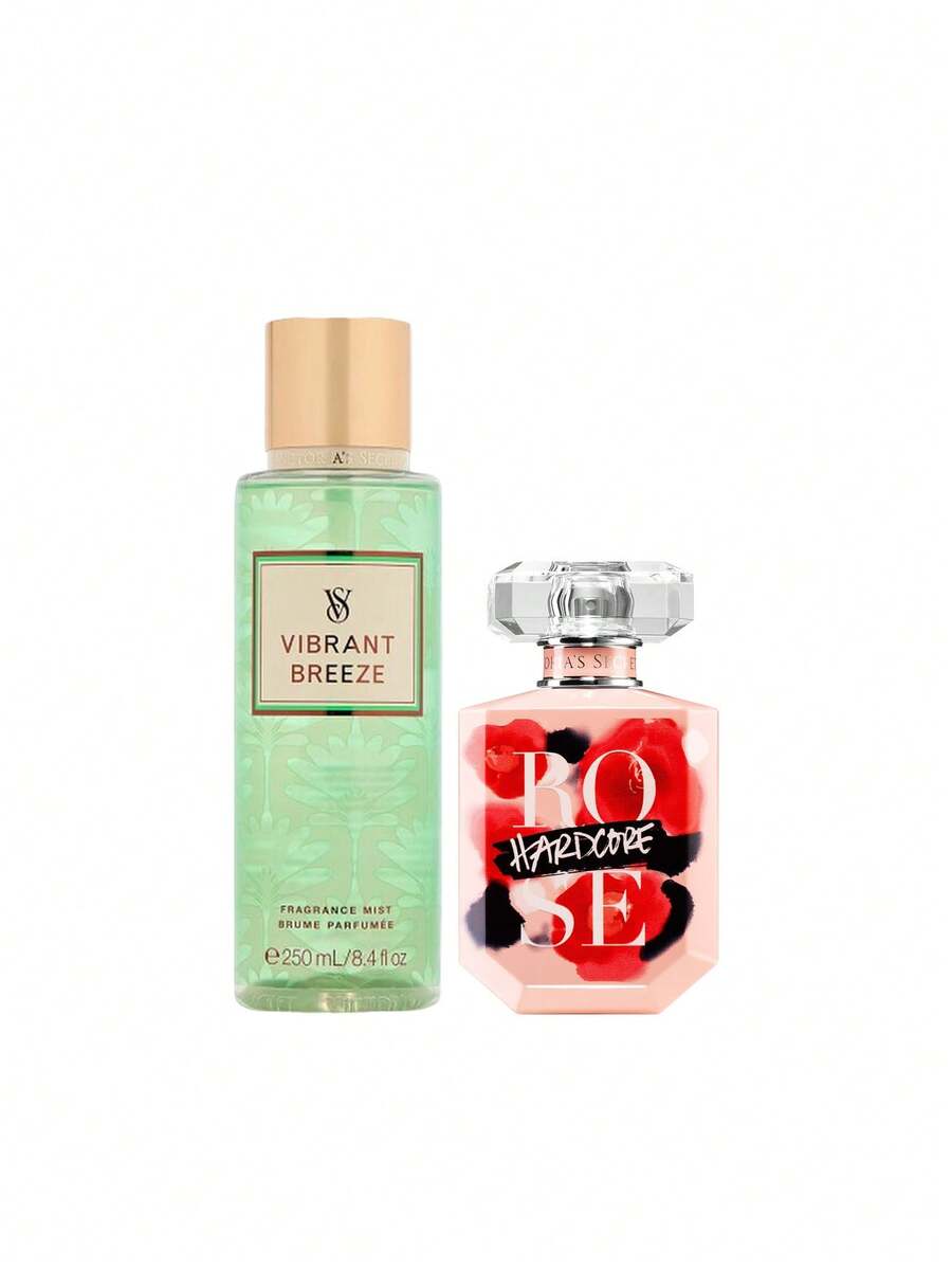Victoria's Secret [Bundle] Vibrant Breeze Body Mist 250 Ml + Hardcore Rose Eau De Parfum 50 Ml - Vibrant Breeze+Hardcore Rose - View 1