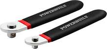 Powerbuilt 2 Piece Socket Levers, 1_4-Inch And 3_8-Inch Drive, Extra Low Profile, Non-Ratcheting, Boats, RV, Off Road Vehicle - 940009 - White - View 1