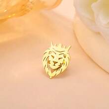 1 Lion Men's Brooch Casual Party Costume Accessory Groom's Wedding Suit Accessory Birthday Gift - Multicolor - View 7