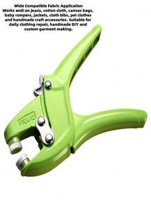 1 Portable Buckle Pliers Tool Set, 5-Claw Snap Fastener Hand Press Pliers, No Sew Snap Setting Pliers, DIY Craft Accessory For Clothing, Fabric Repair, Garment Installation And Handmade Sewing Projects - Multicolor - View 7
