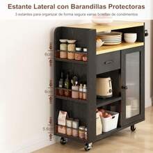 Multipurpose Carts & Push Cabinets - 白色的 - 查看 8