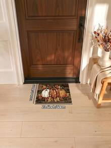 DAJIANG 1pc Autumn Pumpkin Door Mat Hallway Carpet, Multi-Color 3D Vintage Printed Pattern Rug, TPR Backing Non-Slip Mat, Suitable For Bathroom, Indoor, Hallway, Bedroom, Living Room, Bedside, Machine Washable Easy To Clean, Entryway Mat Holiday Home Decor - Multicolor - View 12