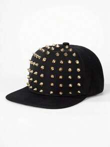 A Newly Designed Studded Hat, Both Fashionable And Versatile, Decorated With Shiny Party Fabric And Rhinestones, Showcasing Personal Charm. - Multicolor - View 17