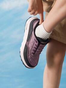 Skechers Women's Urban ExploreL Outdoor Quilted Casual Sports Walking Shoes 180277-PRBK - Purple/Black - View 3