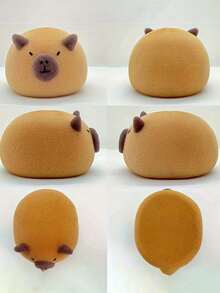 2pcs/Set Cute Capybara Shaped Bath Sponge - Soft High-Density Nano Sponge With Gentle Exfoliating Bath Brush, Suitable For Gentle Scrubbing And Foaming Cleaning - Spa Gift | Durable Bath Sponge - Capybara Bath Sponge - View 11