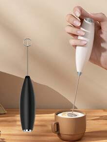 [Powerful Milk Frother] Electric Milk Frother - 1pc Battery Operated Portable Cappuccino And Coffee Mixer, Suitable For Kitchen Supplies - Multicolor - View 3