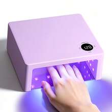 DianaBeauty Large Space UV LED Nail Lamp For Drying Gel Nail Polish, 45 LED Beads, Dual LCD Screen, Nail Salon Tool - Multicolor - View 14