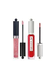 Bourjois [Bundle] Gloss Fabulous Moisturizing Lip Gloss 07 Standing Rose'vation 3.5 Ml + Fabuleux Ink Moisturizing Liquid Lipstick 04 Cherry Cute 3.5 Ml - 07 Standing Rose'vation+04 Cherry Cute - View 1