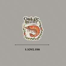 Miếng dán nhắc nhở tư thế Check Thy Posture, decal cho laptop, bình nước, miếng dán bình nước, sticker hài hước, sticker dễ thương, sticker laptop, miếng dán cho laptop - Phim Ngôi Sao - Xem 6