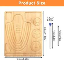 HAVORNYX Bamboo Bead Boards For Jewelry Making, Bracelet Making Board With Beading Needle, Bead Tray For Jewelry Making For Necklaces &Amp; Bracelet - White - View 2
