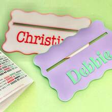 Personalized Custom Mahjong Line Finder Reader,Scalloped Mahjong Tile Guide,Mahjong Accessories For Game Nights & Tournament,Gift For Mahjong Lovers - A-mahjong Card Reader - View 6