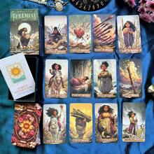 Embrace The Fullness Tarot Cards 78 Cards With Guide Manual, Curved Art Design, Daily Guidance, Suitable For Beginners, Card Game, 14+ - Multicolor - View 8