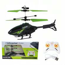 Helicóptero de Control Remoto para Niños 2 en 1, Juguete Recargable a Prueba de Golpes, Regalo de Cumpleaños para Niños y Niñas - 1 - Ver 4