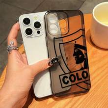 1 buah Casing Ponsel Kreatif Logo Tim Corocoro Kompatibel dengan Apple 17 16 15 14 13 12 11 Pro Max X XR XSMAX 8 7 Plus Anti-Jatuh Pelindung Belakang Matte - MultiWarna - View 2