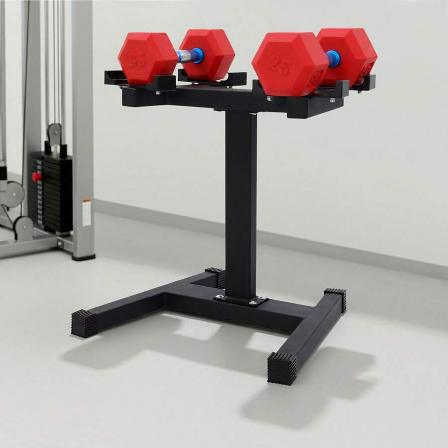 SHIOUCY Support d'haltères de musculation - Noir - Voir 1