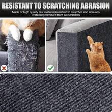 Cat Scratch Furniture Protector, Self-Adhesive Sofa Anti-Scratch Pad, Durable Cat Scratching Post Mat, Trimmable Sofa Wall Protector Pad, Cat Scratch Board - 30 X 200 cm - View 5