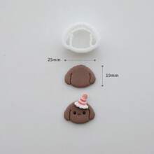 Mini Cute Animal Face Polymer Clay Cutter Set, Cat Dog Bear Bunny Head Shape DIY Earrings Pendant Jewelry Making Handmade Clay Mold Tools - Mini Cute Animal - View 25