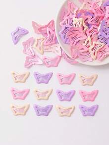 100pcs/50pcs/20pcs/10pcs/4pcs Cute Women's Metal Hair Clips, Fashion Classic Dopamine Color Clips, Suitable For Daily Life Bangs, Updo, Styling Decoration, Beautiful Women's Hair Clips, Holiday Gift, All Season, Random Color - Multicolor - View 1