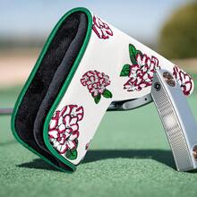 1pc Floral Cherry Blossom Embroidered Golf Blade Putter Cover, Golf Club Head Protector, Golf Sports Accessory - Multicolor - View 5