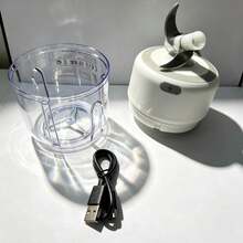 電動迷你食物切碎機-小型便攜式廚房電器,無線電動大蒜切碎機與迷你食物處理機,便攜式迷你食物處理機,可充電蔬菜攪拌機(輕量化設計,適用於堅果、辣椒、洋蔥)塑膠材質,蔬菜切碎攪拌機 - 彩色 - 查看 20