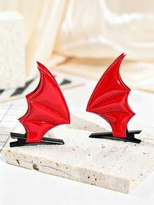Halloween Headwear - Bat Hairpin - Little Devil Hair Accessory - Festival Party Hair Accessory - Multicolor - View 5