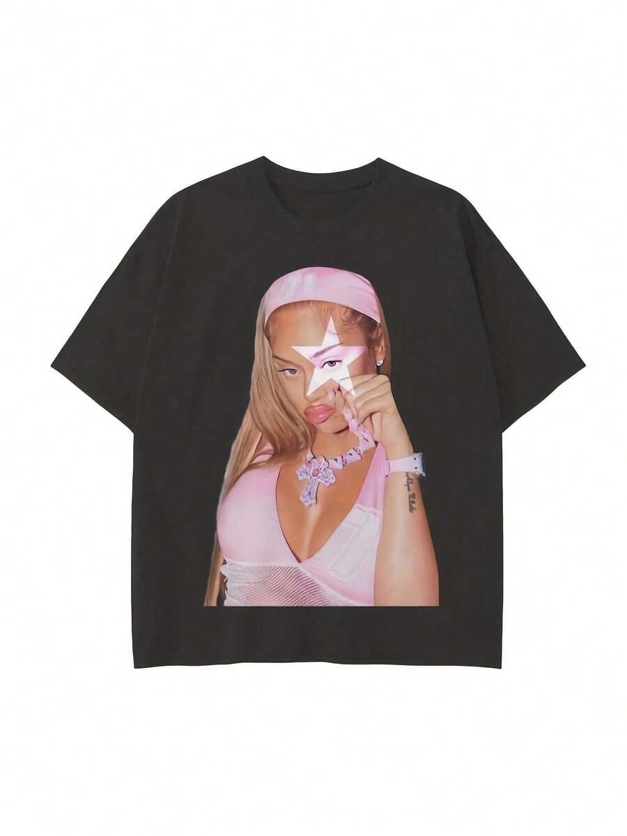 Women T-Shirts - 黑色 - 查看 1