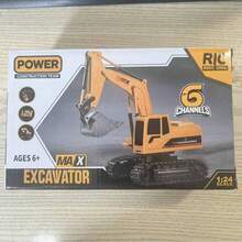 Remote Control Excavator Toy With Lights And Sound Effects, Suitable For Construction Use, 15/11/9/6 Channel Remote Control Engineering Vehicle, Suitable For Children And Adults, Children's Gift, Birthday Gift, Christmas Gift - Multicolor - View 13