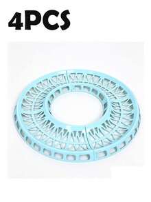 Juguete de pista de plástico DIY para hámster, pista desmontable azul para zarigüeya de azúcar (apto para bolas de ejercicio de 12cm/4.72in, 14cm/5.51in y 18.5cm/7.28in), pista de trote para cobaya, fácil de montar, apto para mascotas pequeñas - A - Ver 11