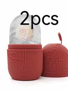 2pcs Professional Sports Soothing Ice Compress Mold, Long-Lasting Cold Retention Silicone Ice Mold, Large Coverage Ice Ball For Cold Compress, Dust Cover To Avoid Cross Contamination, Suitable For Daily Fitness, Outdoor Sports Muscle And Joint Cooling Recovery - Random Color - View 13