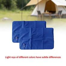 2pcs-Inflatable Travel Pillow, Portable Ultra-Light Inflatable Camping Pillow With Neck And Waist Support, Washable Inflatable Pillow, Suitable For Airplane, Car, Office Nap, Hiking, Backpacking, Multi-Functional Travel Pillow, Suitable For Various Occasions - Multicolor - View 12