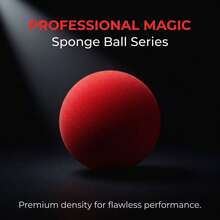 1pc/3pcs/5pcs Sponge Ball Magic Props, Rubber Sponge Material, 1 Ball Turns Into Many, Perfect For Parties, Stage Performances And Interactive Street Magic. Suitable For Beginners. - Multicolor - View 6