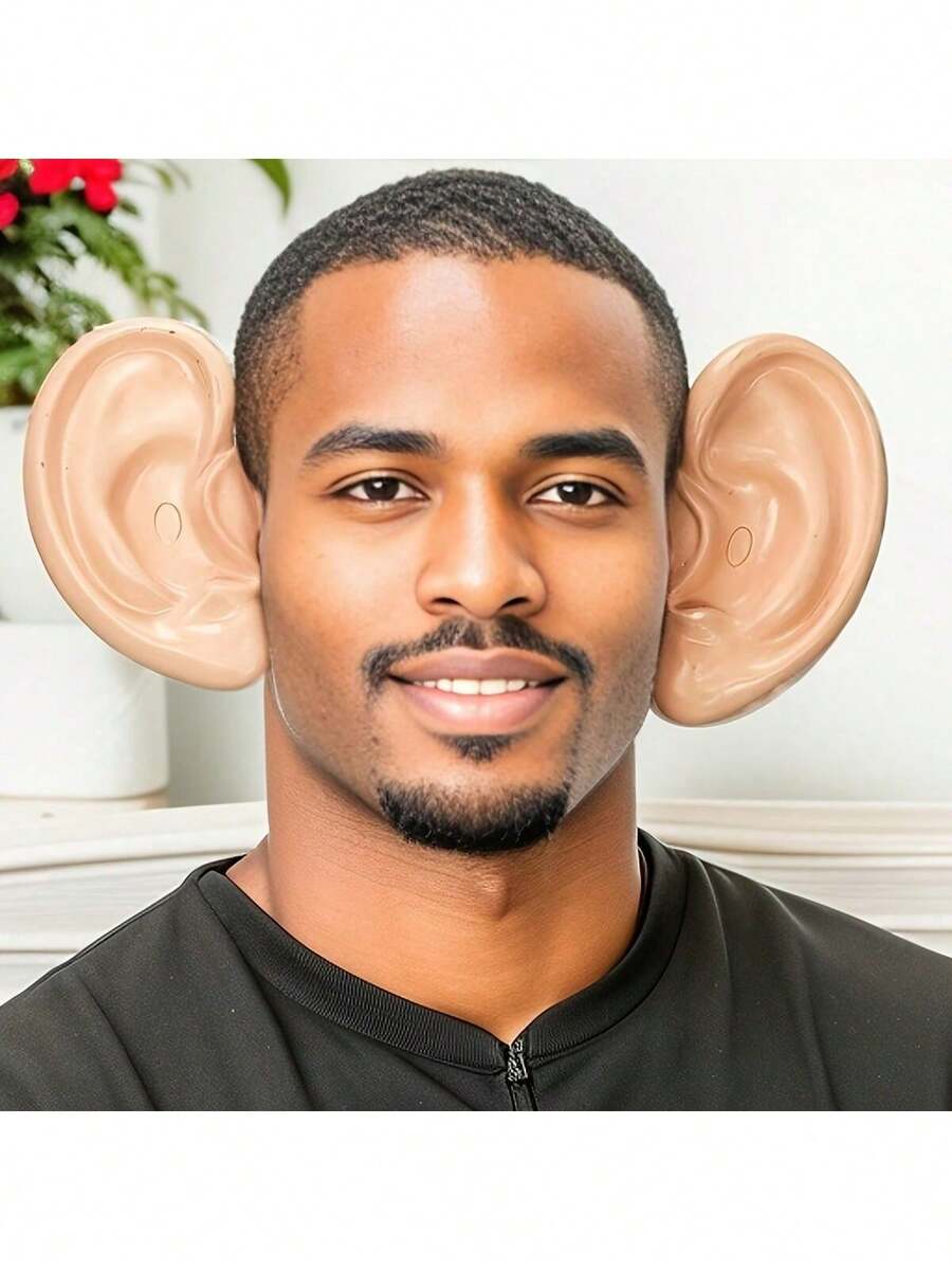 Funny Big Ear Hair Clip, Creative Novelty Party Decoration, Stage Performance Accessory, Costume Prop, Cosplay Costume, Novelty Event Supplies, Suitable For Parties, Festivals And Costumes, Fun Gift For Family And Friends - Multiple Styles - View 1